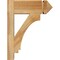 Ekena Millwork Imperial Arts & Crafts Rough Sawn Outlooker, Western Red Cedar, 6"W x 14"D x 18"H OUT06X14X18IMP03RWR - alternate 2
